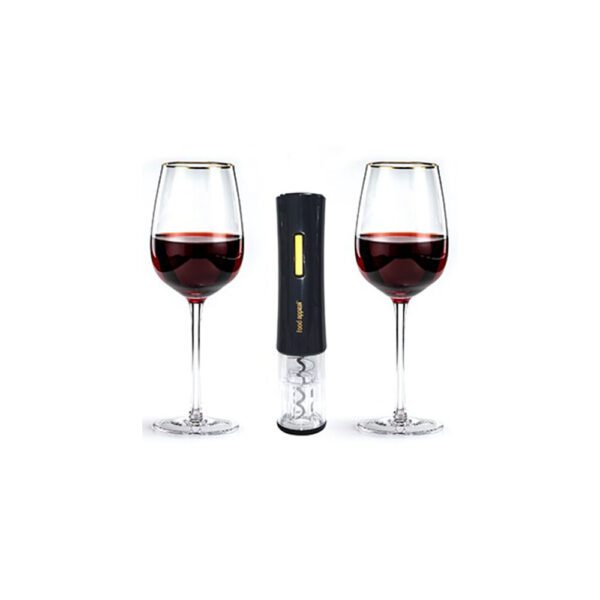 סט 2 כוסות יין + פותחן יין אלקטרוני ESPECIALLY FOR YOU