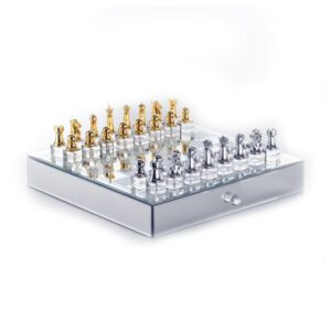לוח שחמט קריסטל 35*35 ס"מ