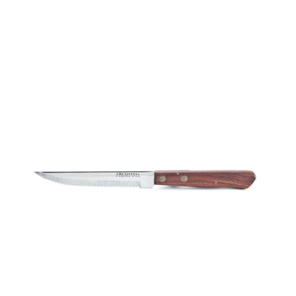סכין סטייק ידית עץ ארז ARCOSTEEL
