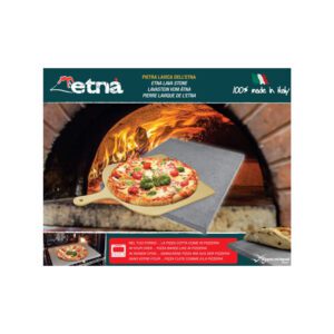 אבן שמוט להכנת פיצה + קרש להכנסת/הוצאת פיצה מהתנור MADE IN ITALY