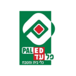 לוגו מותג על הבלוק מוצר