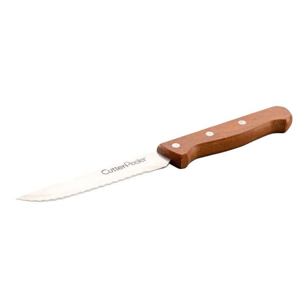 סכין סטייק גדולה ידית עץ CutterPeeler