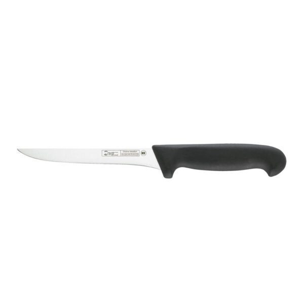 סכין פירוק 15 ס"מ ידית שחורה IVO