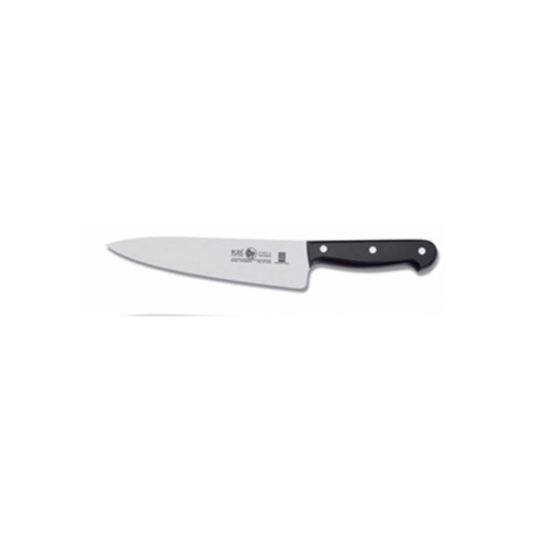 סכין שף רחב 20 ס"מ ידית בקלית שחורה ICEL TECHNIK
