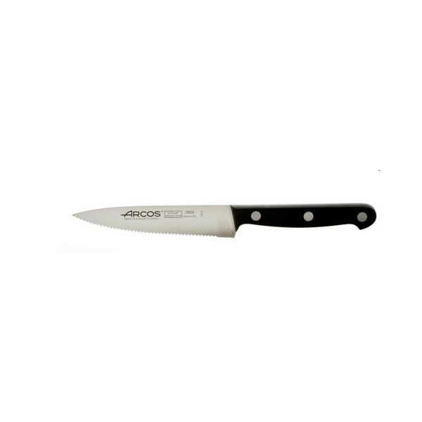 סכין ירקות משוננת 10 ס"מ ידית בקלית Universal ARCOS