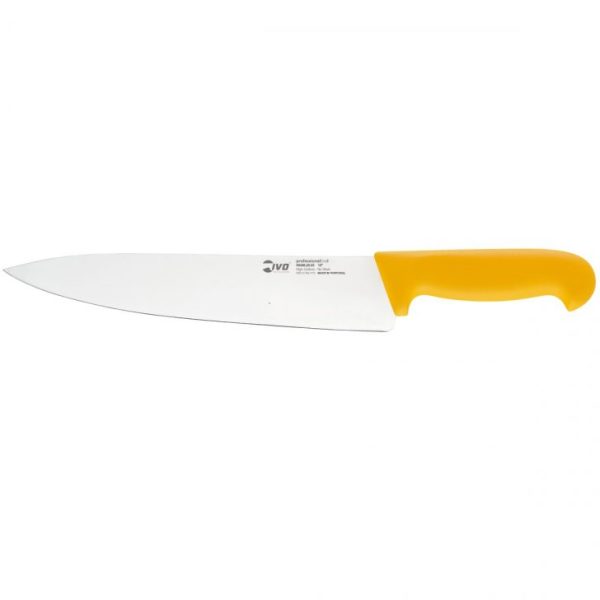 סכין שף 30 ס"מ ידית צהובה IVO