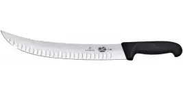 סכין קצבים להב רחבה עם חריצים 25 ס”מ ידית Fibrox נאסר ויקטורינוקס | Victorinox
