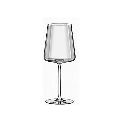 סט 6 כוס יין - זכוכית קריסטל 550 מ"ל תחתית ישרה MODE