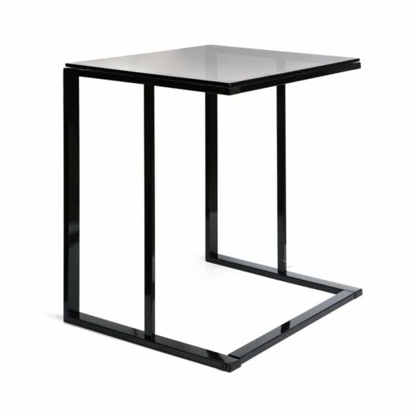 שולחן נשכן מרובע בצבע שחור 45 ס"מ