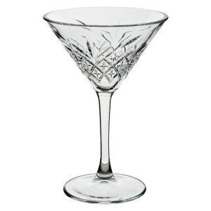 סט 4 כוס זכוכית מרטיני - זכוכית מעוטרת Timeless passabache