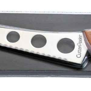 סכין גבינה ידית עץ CUTTERPEELER בליסטר 13 ס"מ
