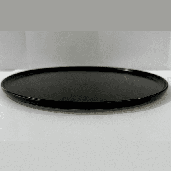 צלחת הגשה - אוקיינס שף פורצלן שחור 28 ס"מ