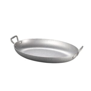 מחבת נירוסטה טיגון עם ידיות 30*20*4.1 רטרו Alfa Steel