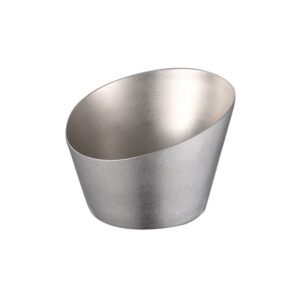 קערת נירוסטה הגשה משופעת 11 ס"מ רטרו Alfa Steel