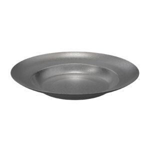 צלחת נירוסטה עגולה 23 ס"מ רטרו Alfa Steel